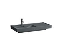 LAUFEN MEDA lavabo, encastrable, tablette à droite, 1000x460mm, 3 trous pour robinet, sans trop-plein, H8171187581581, Couleur: Graphite mat