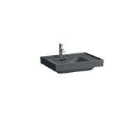 LAUFEN MEDA lavabo, encastrable, tablette à droite, 600x460mm, 1 trou pour robinet, sans trop-plein, H8171117581111, Couleur: Graphite mat