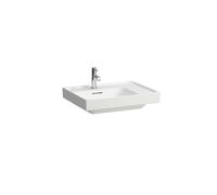 LAUFEN MEDA lavabo, encastrable, tablette à droite, 600x460mm, sans trou pour robinet, avec trop-plein, H8171117571091, Couleur: Blanc Mat