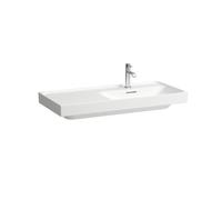 LAUFEN MEDA lavabo, encastrable, tablette à gauche, 1000x460mm, 1 trou pour robinet, avec trop-plein, H8171174001041, Couleur: Blanc avec LCC