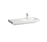 LAUFEN MEDA lavabo, encastrable, tablette à gauche, 1000x460mm, sans trou pour robinet, avec trop-plein, H8171177571091, Couleur: Blanc Mat