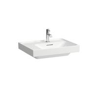 LAUFEN MEDA lavabo, encastrable, tablette à gauche, 600x460mm, 3 trous pour robinet, sans trop-plein, H8171120001581, Couleur: Blanc