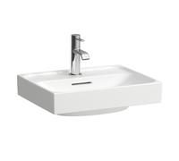 Laufen Meda lave-mains H8151117571041 45x35cm, encastrable, avec trop-plein, 1 trou de robinetterie par vasque, blanc mat