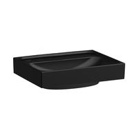 LAUFEN Meda Lave-mains, encastrable, 450x350mm, sans trou pour robinet, avec trop-plein, H8151117161091, Couleur: Noir Mat