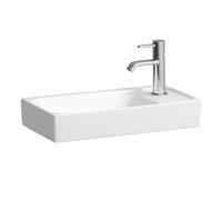 Laufen Meda lave-mains H8151130001121 46x23,5cm, encastrable, sans trop-plein, sans trou pour robinetterie, blanc