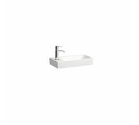 LAUFEN MEDA lave-mains, encastrable, plage de robinetterie à gauche, 460x235mm, sans trou pour robinetterie, sans trop-plein, H8151140001121, Couleur: Blanc
