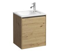 Laufen Meda meuble sous-vasque H4216620112671 43,7x51,5x33,9cm, 1 porte, charnière à droite, chêne sauvage