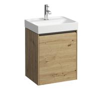 Laufen Meda Meuble sous-lavabo, 1 porte SoftClose, charnières à gauche, pour H815111, 437x339x515mm, H421541011, Couleur: ChÃªne sauvage
