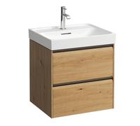 LAUFEN MEDA Meuble sous-lavabo, 2 tiroirs, système de rangement inclus, pour H810112, 534x448x515mm, H4215620112671, Couleur: ChÃªne sauvage