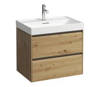Laufen Meda Meuble sous-lavabo, 2 tiroirs, système de rangement inclus, pour H810114, 636x448x515mm, H421582011, Couleur: Chêne sauvage
