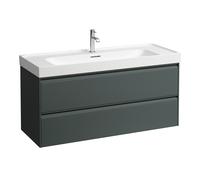 Laufen Meda Meuble sous-lavabo, 2 tiroirs, système de rangement inclus, pour H814111, 1182x448x515mm, H421632011, Couleur: Trafic gris