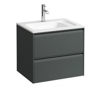 LAUFEN MEDA Meuble sous-lavabo, 2 tiroirs, système de Rangement Inclus, pour H814113, 572x442x504mm, H4216720112661, Couleur: Gris signalisation