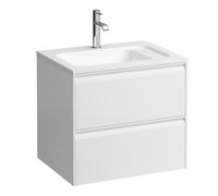 Meda meuble sous lavabo 600 2t pour lavabo marbond 814113 blanc mat 570x440x505 - LAUFEN H4216720112601