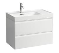 LAUFEN Meda Meuble sous-lavabo, 2 tiroirs, système de rangement inclus, pour H817116, 784x448x515mm, H4216020112601, Couleur: Blanc mat