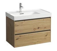 Laufen Meda Meuble sous-lavabo, 2 tiroirs, système de rangement inclus, pour H817116, 784x448x515mm, H421602011, Couleur: ChÃªne sauvage