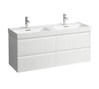 Laufen meuble sous-vasque Meda H4216440119991 128,4x51,5x44,8cm, 4 tiroirs, Multicolor