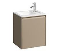 LAUFEN Meda Meuble sous-lavabo, 1 porte SoftClose, charnières à droite, pour H814110, 437x339x515mm, H4216620114651, Couleur: Cappucino