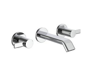LAUFEN MEDA Mitigeur de lavabo à 2 poignées, encastré, saillie 150mm, chromé, HF506624100000