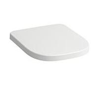Laufen Meda siège WC H8911137570001 avec couvercle, mécanisme de fermeture amortie, blanc mat