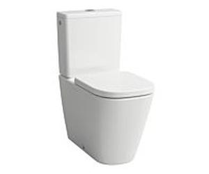 Laufen Meda stand WC combinaison H8241114000001 36x68cm, sans rebord, blanc avec LCC
