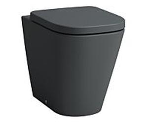Laufen Meda Stand- WC H8231117580001 36x54cm, sans rebord, graphite mat