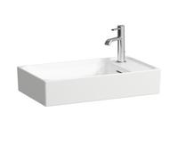 LAUFEN MEDA vasque, 600x350mm, 1 trou de robinetterie à droite, avec trop-plein, H8121137571061, Couleur: Blanc Mat