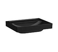 Laufen Meda vasque à poser H8161137161121 60x46cm, sans trop-plein, sans trou pour robinetterie, noir mat