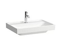Meda lavabo à poser sur plan face inférieure meulée blanc mat 650x460x80 mm - LAUFEN H8161147571111