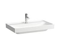 LAUFEN MEDA lavabo à poser, poncé, 800x460mm, 3 trous pour robinet, sans trop-plein, H8161177571581, Couleur: Blanc Mat