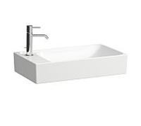 LAUFEN MEDA vasque, 600x350mm, 1 trou pour robinetterie à gauche, sans trop-plein, H8121130001131, Couleur: Blanc