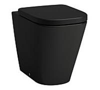 Laufen Meda WC sur pied H8231117160001 36x54cm, sans rebord, noir mat
