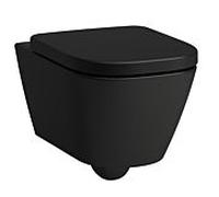 Laufen Meda WC suspendu H8201107160001 36x54cm, sans rebord, noir mat