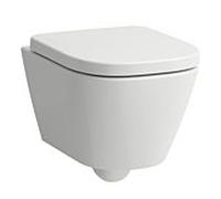 Laufen Meda WC suspendu H8201134000001 36x49cm, sans rebord, blanc avec LCC