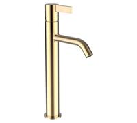 Kartell laufen mitigeur de lavabo rehaussé bec fixe 125mm sans vidage pvd doré - LAUFEN H3113380011201