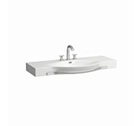 LAUFEN Palace lavabo 8127040001041 120 x 51 cm, blanc , non coupé, 2000 trou de coulée