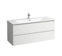 Ensemble Laufen PALACE Lavabo, meuble sous-lavabo, 2 tiroirs, 1 trou, poignées aluminium 1200x545...