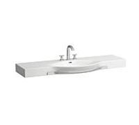 LAUFEN Palace vasque 8127060001081 150 x 51 cm, porte-serviettes , blanc , 3 trous de robinetterie