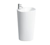 LAUFEN Palomba Lave-mains, isolé, 1 trou pour robinet, avec trop-plein, 520x395x900, H8118030001041, Couleur: Blanc