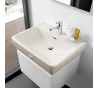 LAUFEN PRO A lavabo, 1 trou pour robinet, avec trop-plein, 550x480mm, H8189510491041, Couleur: Pergame