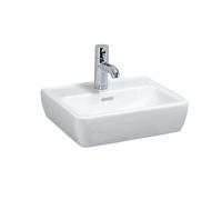 LAUFEN PRO A lave-mains, 1 trou de robinetterie, avec trop-plein, 450x340mm, H8119510491041, Couleur: Pergame