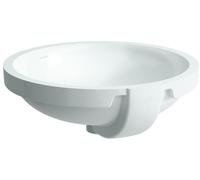 LAUFEN PRO B lavabo encastré, sans trou pour robinet, avec trop-plein, 465x470mm, H8189620001091, Couleur: Blanc