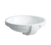 LAUFEN PRO B lavabo encastré, sans trou pour robinet, avec trop-plein, 465x470mm, H8189620001091, Couleur: Blanc