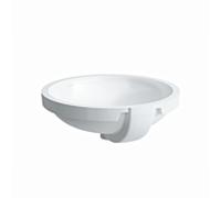 LAUFEN Pro B vasque à encastrer 8189624001091 42 x 42 cm, avec trop-plein, sans trou pour robinet
