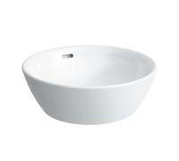 LAUFEN PRO B vasque, sans trou pour robinet, avec trop-plein, 420x420mm, H8129620001091, Couleur: Blanc
