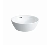 Laufen Vasque PRO B, sans trou pour robinet, avec trop-plein, 420x420 mm, Blanc avec LCC