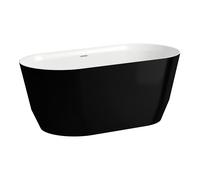 Laufen PRO Baignoire Ã poser, Marbond, 1500x700x590mm, H243952, Coloris: extÃ©rieur noir/intÃ©rieur blanc - H2439520640001