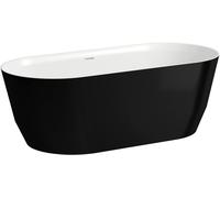 Laufen PRO Baignoire Ã poser, Marbond, 1650x750x550mm, H239952, Coloris: extÃ©rieur noir/intÃ©rieur blanc - H2399520640001
