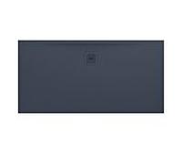 Laufen Receveur de douche Pro H2159540780001 1400×700×30 mm extra-plat, drain latéral, Anthracite
