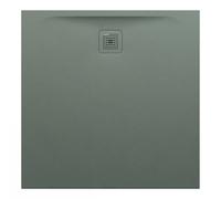 Laufen Pro receveur de douche, 1000x1000x33mm, extra-plat, H2119520, Couleur: Gris béton Gris mat