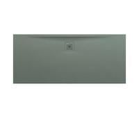 Laufen Pro receveur de douche, 1600x700x32mm, extra-plat, H2139560, Coloris: Gris béton Gris mat - H2139560790001